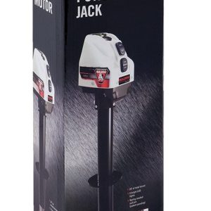 Bulldog/Fult Trailer Tongue Jack, A-Frame Powered Drive Jack, 4000 Pound Lift Capacity, 17 Inch Travel, 34-1/2 Extended Height – 500200