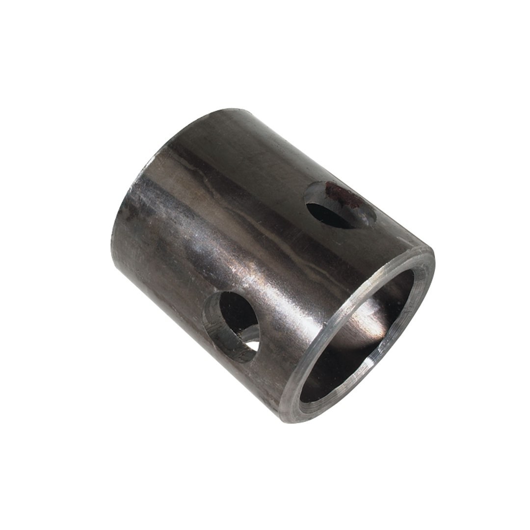 Bulldog/Fult Trailer Tongue Jack Mount, 2 Inch Male Pipe Mount, Swivel Jack, Weld-On Mount, 5/8 Inch Pin Hole Diameter, 2 Inch Outer Diameter – 500240