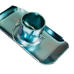 Bulldog/Fult Trailer Tongue Jack Foot Plate, Fits 2000 to 5000 Pound Capacity Jack with 2 Inch Inner Tube, 2.1 Inch Height – 500244