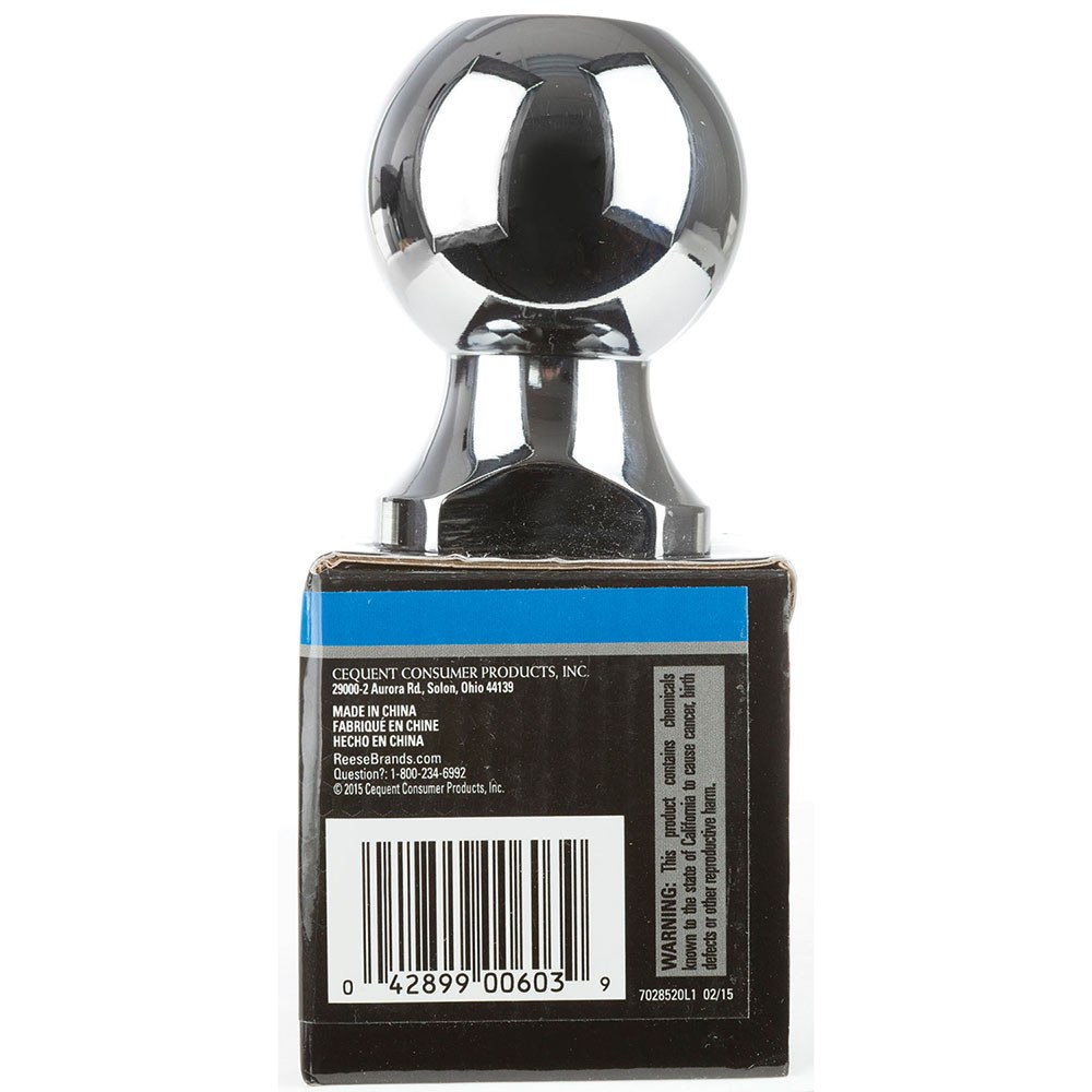 Bulldog/Fult Trailer Hitch Ball, Reese Towpower, 2-5/16 Inch Ball, 14000 Pound Capacity, 1-1/4 Inch Shank Diameter/ 2-3/4 Inch Shank Length – 7028500