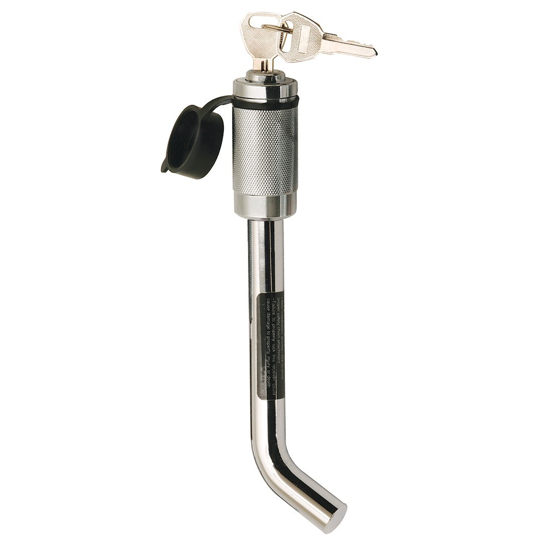 Bulldog/Fult Trailer Hitch Pin, Bent Pin, 5/8 Inch Diameter, For Use with Class V Hitch, With Keyed Lock – 7033300