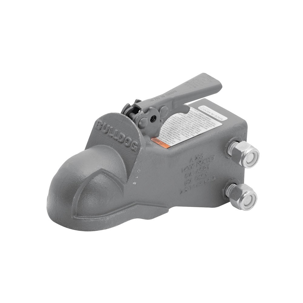 Bulldog/Fult Trailer Coupler, Class IV Adjustable Height Cast Head, 14000 Pound Lift Capacity, For 2-5/16 Inch Ball, Wedge Latch – A256C 0317