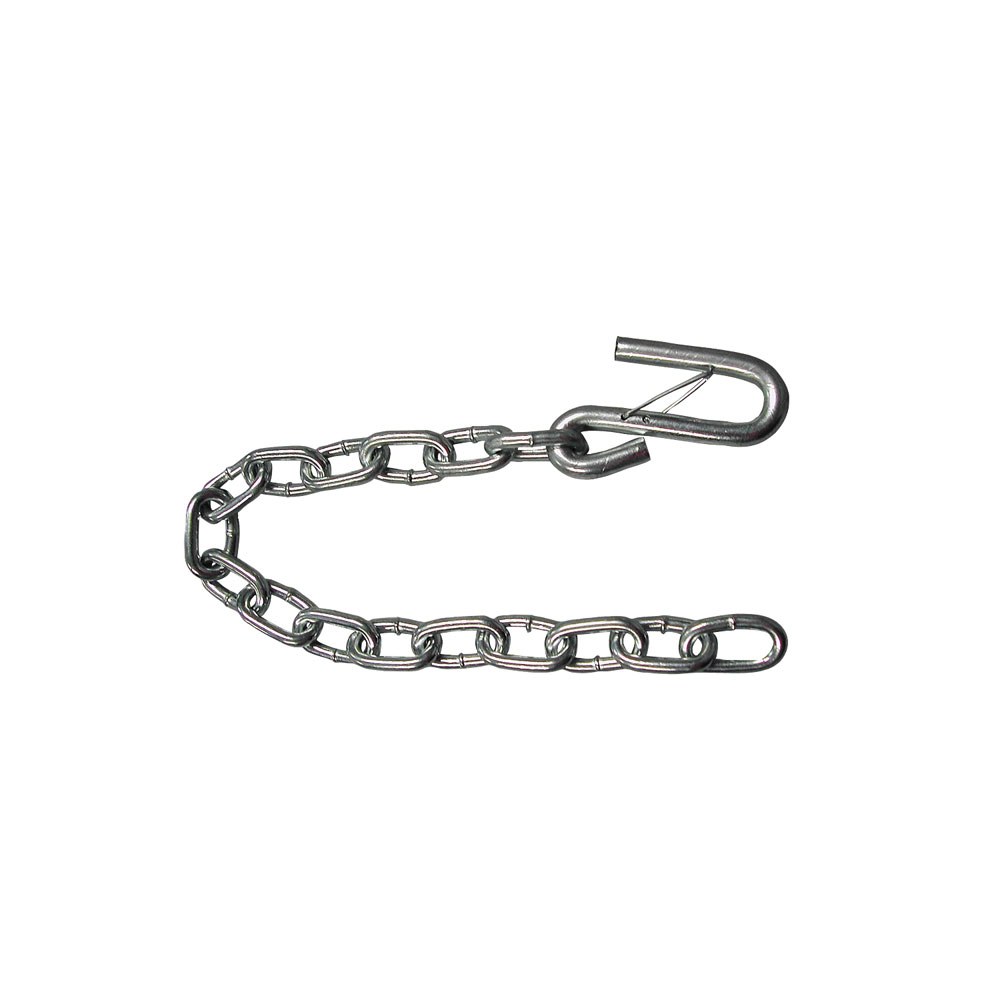 Bulldog/Fult Trailer Safety Chain, 5000 Pound Gross Load Capacity, 24 Inch Length, With 7/16 Inch Safety Hook, Single, Grade 30 – CHA0010340