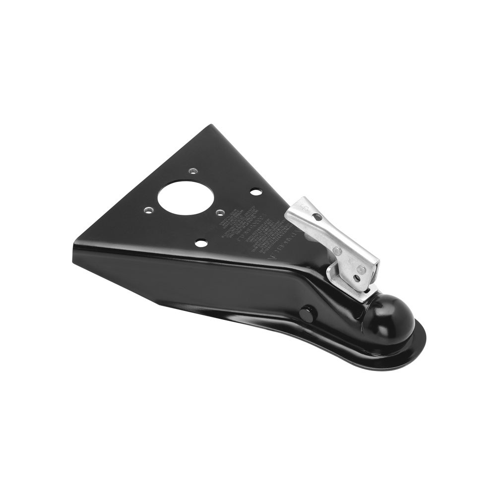 Bulldog/Fult Trailer Coupler, Class III A-Frame Stamped, 50 Degree Weld on, 5000 Pound Lift Capacity, For 2 Inch Ball, Black Primed – E333050303