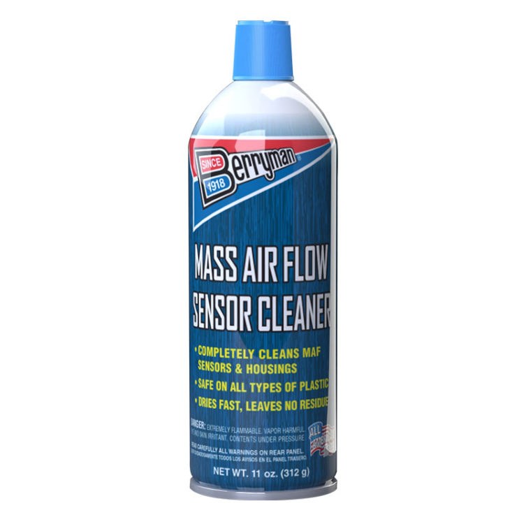 Berryman Che Mass Air Flow Sensor Cleaner, Use to Clean Mass Air Flow (MAF) Sensors, 11 Ounce Aerosol Can, Single – 2211