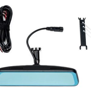 Brand Motion Interior Rear View Mirror, Digital 2 Input Mirror Only, Black, With Wiring Harness – FLTW-2000