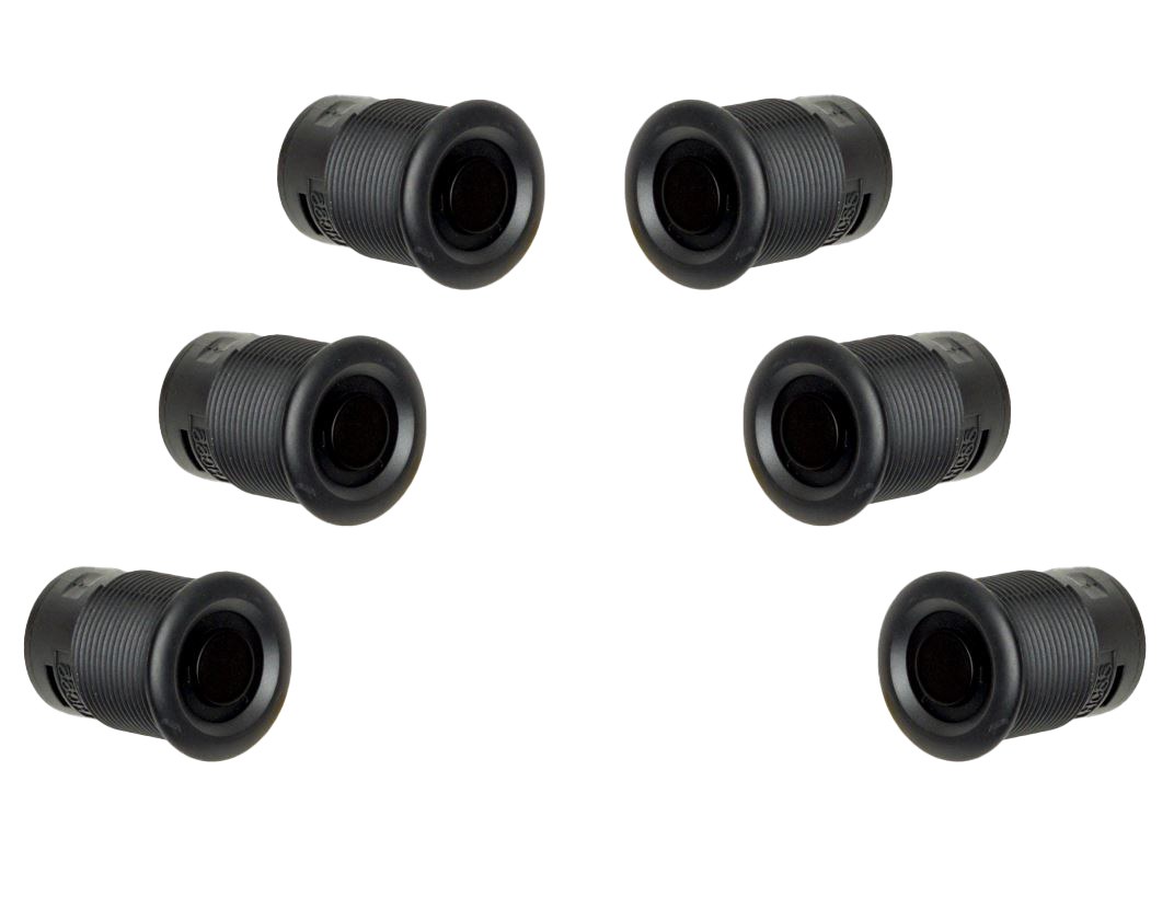 Brand Motion Parking Aid System, Complete Parking Aid System with 6 Sensors, IP68 Water Resistant, Black, Up to 9 Foot Detection Range – FLTW-3060