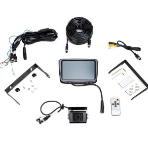 Brand Motion Backup Camera, Rear/ Front of Vehicle, 7 Inch Ahd Monitor, 1920 X 1080 Camera Resolution – FLTW-7000