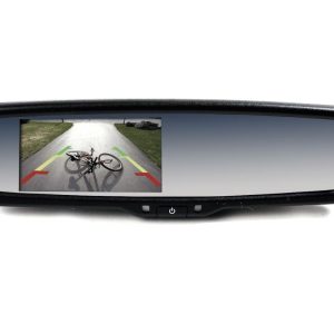 Brand Motion Backup Camera, Interior Rear View Mirror, Flat Glass, OEM-Style Mirror with Display on and Off Button – FLTW-7690