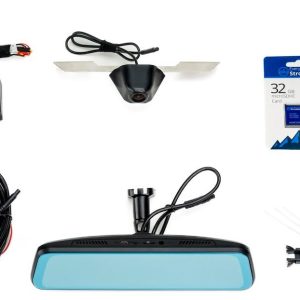 Brand Motion Backup Camera, Fullvue®, Under Center High Mount Stop Light, 9.66 Inch Screen, Anti Glare Tempered Glass Screen – FVMR-1191