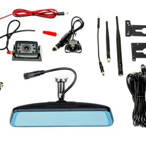Brand Motion Backup Camera, Trailer Mount/ Rear Vehicle Mount, 9.66 Inch Mirror Integrated Monitor – TRNS-2101