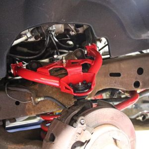 Bmr Suspens Control Arm, Tubular, Non-Adjustable, Powder Coated, Red, Steel – AA030R