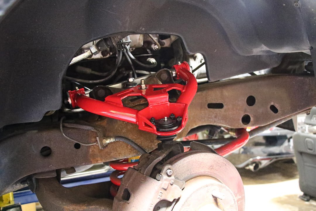 Bmr Suspens Control Arm, Tubular, Non-Adjustable, Powder Coated, Red, Steel – AA030R