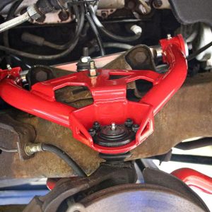Bmr Suspens Control Arm, Tubular, Non-Adjustable, Powder Coated, Red, Steel – AA030R