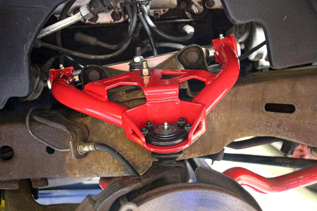 Bmr Suspens Control Arm, Tubular, Non-Adjustable, Powder Coated, Red, Steel – AA030R