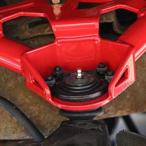 Bmr Suspens Control Arm, Tubular, Non-Adjustable, Powder Coated, Red, Steel – AA030R