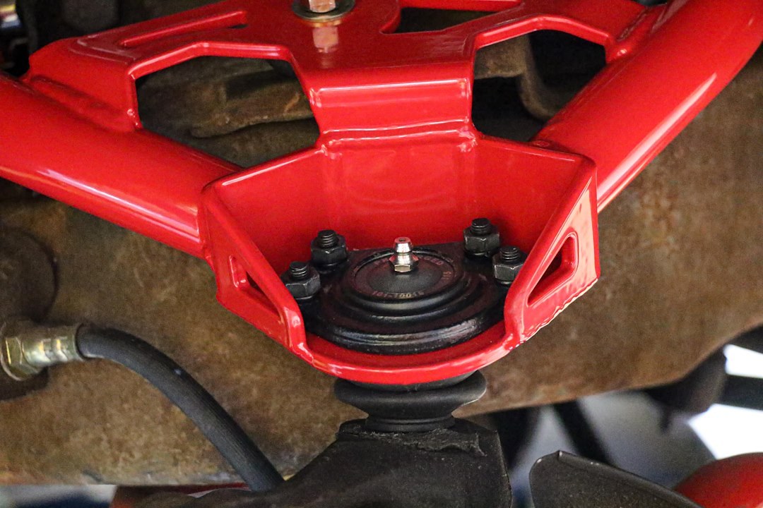 Bmr Suspens Control Arm, Tubular, Non-Adjustable, Powder Coated, Red, Steel – AA030R