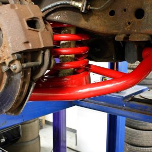 Bmr Suspens Control Arm, Tubular, Non-Adjustable, Powder Coated, Red, Steel – AA030R