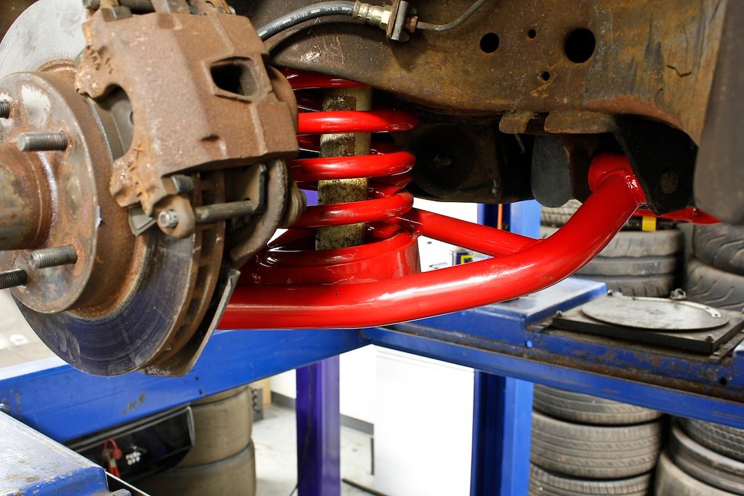 Bmr Suspens Control Arm, Tubular, Non-Adjustable, Powder Coated, Red, Steel – AA030R