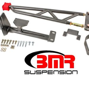 Bmr Suspens Torque Arm, Bolt on, Black Hammerstone, Steel/ Polyurethane Bush, 1.25 X 0.120 Inch Dom Steel Tubing – TA011H