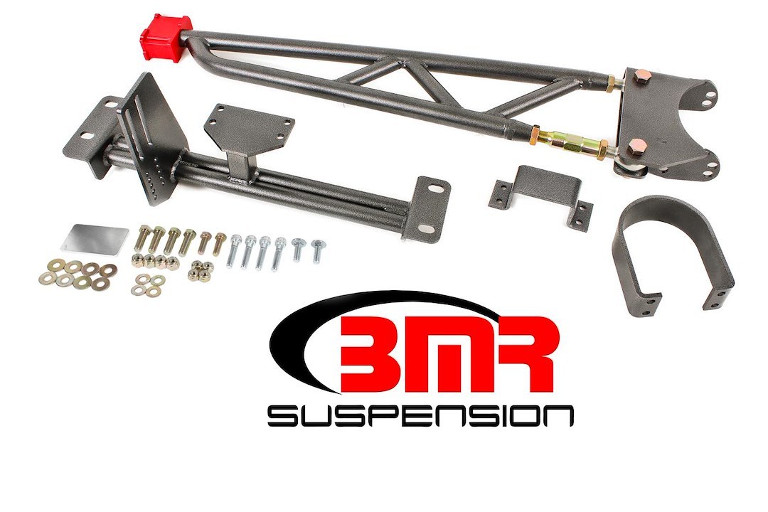 Bmr Suspens Torque Arm, Bolt on, Black Hammerstone, Steel/ Polyurethane Bush, 1.25 X 0.120 Inch Dom Steel Tubing – TA011H