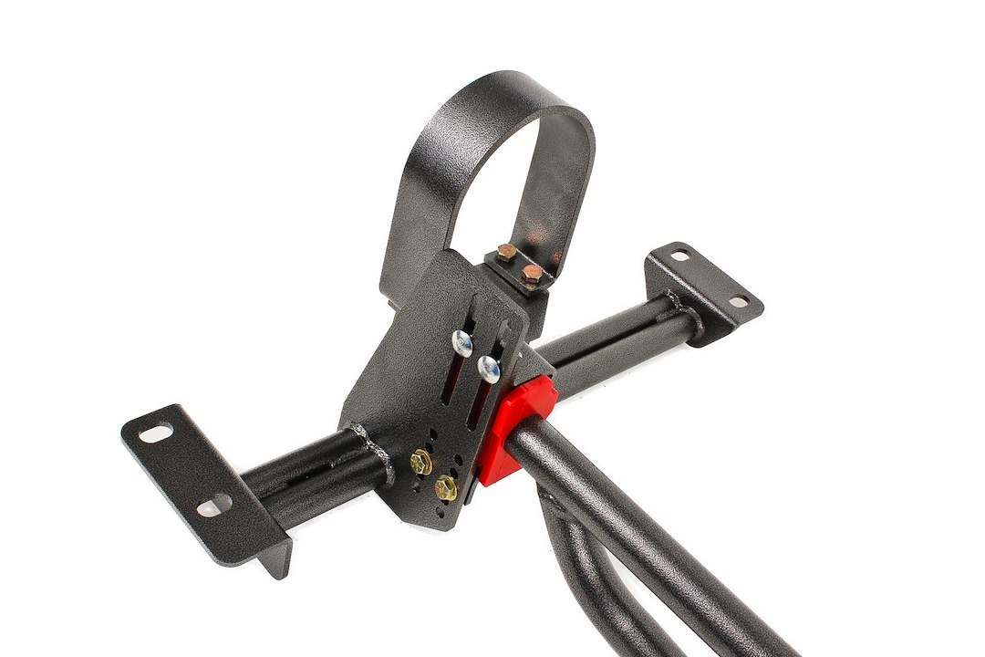 Bmr Suspens Torque Arm, Bolt on, Black Hammerstone, Steel/ Polyurethane Bush, 1.25 X 0.120 Inch Dom Steel Tubing – TA011H