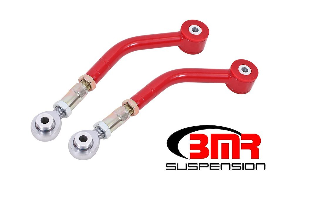 Bmr Suspens Control Arm, 1 Inch Dom Steel Tubing with TIG- Welded Chrome Plated Moly Tube Adapters, Adjustable, Powder Coated, Red – UCA112R