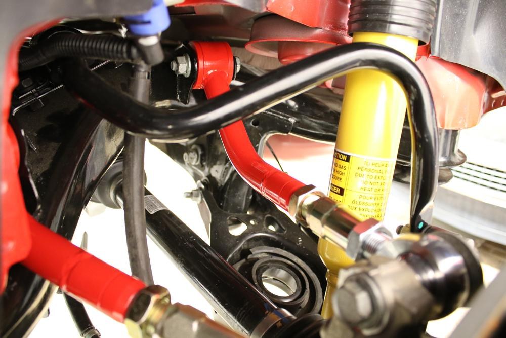 Bmr Suspens Control Arm, 1 Inch Dom Steel Tubing with TIG- Welded Chrome Plated Moly Tube Adapters, Adjustable, Powder Coated, Red – UCA112R