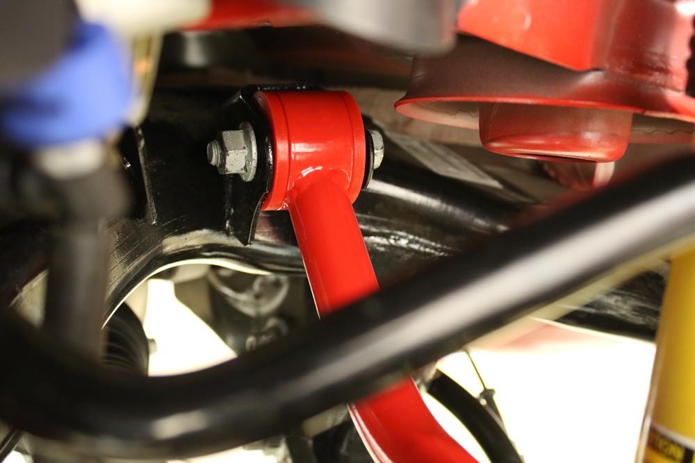 Bmr Suspens Control Arm, 1 Inch Dom Steel Tubing with TIG- Welded Chrome Plated Moly Tube Adapters, Adjustable, Powder Coated, Red – UCA112R
