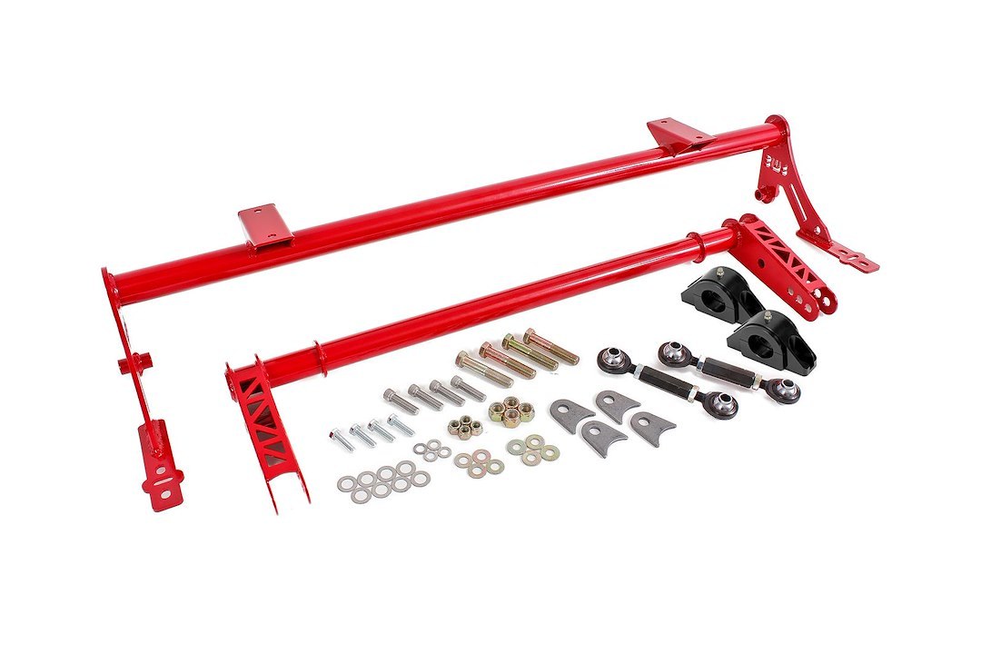 Bmr Suspens Stabilizer Bar, Xtreme, For Drag Race and Street Performance, 1.375 Inch Diameter, Powder Coated, Red – XSB011R