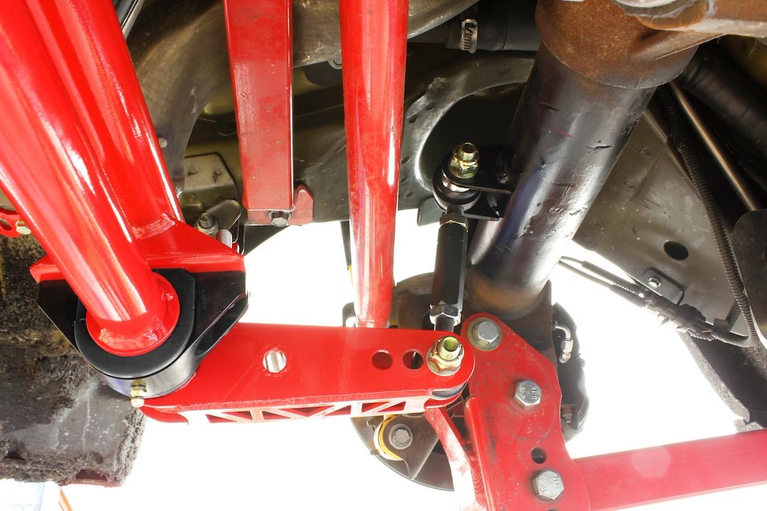 Bmr Suspens Stabilizer Bar, Xtreme, For Drag Race and Street Performance, 1.375 Inch Diameter, Powder Coated, Red – XSB011R