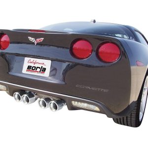 Borla Exhaust System Kit, S-Type Classic Cat Back System, T-304 Stainless Steel, With Mufflers, 2-1/2 Inch Pipe Diameter – 11744