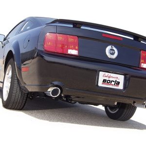 Borla Exhaust System Kit, Touring Axle Back System, T-304 Stainless Steel, With Mufflers, 2-1/2 Inch Pipe Diameter – 11752