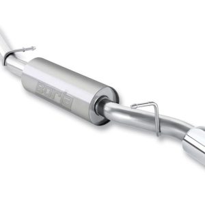 Borla Exhaust System Kit, Exhaust System Kit Axle Back System, T-304 Stainless Steel, With Muffler, 2-1/4 Inch Pipe Diameter – 11795