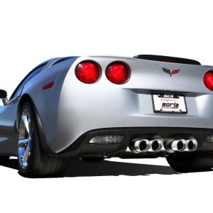 Borla Exhaust System Kit, S-Type II Axle Back System, T-304 Stainless Steel, With Mufflers, 2-1/2 Inch to 2 Inch Pipe Diameter – 11811