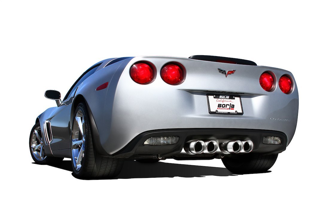Borla Exhaust System Kit, Atak ® Series Axle Back System, T-304 Stainless Steel, With Mufflers, 2-1/2 Inch to 2 Inch Pipe Diameter – 11812