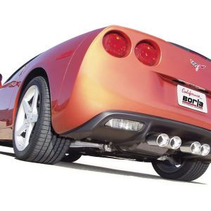 Borla Exhaust System Kit, S-Type II Axle Back System, T-304 Stainless Steel, With Mufflers, 2-1/2 Inch to 2 Inch Pipe Diameter – 11815