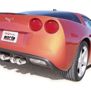 Borla Exhaust System Kit, S-Type II Axle Back System, T-304 Stainless Steel, With Mufflers, 2-1/2 Inch to 2 Inch Pipe Diameter – 11815