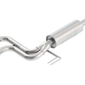Borla Exhaust System Kit, S-Type Axle Back System, T-304 Stainless Steel, With Muffler, 2-1/4 Inch Pipe Diameter – 11821