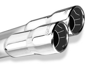 Borla Exhaust System Kit, Atak ® Series Axle Back System, T-304 Stainless Steel, With Mufflers, 3 Inch to 2 Inch Pipe Diameter – 11822