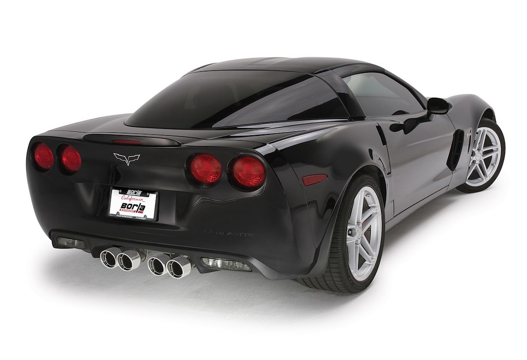 Borla Exhaust System Kit, Atak ® Series Axle Back System, T-304 Stainless Steel, With Mufflers, 3 Inch to 2 Inch Pipe Diameter – 11822