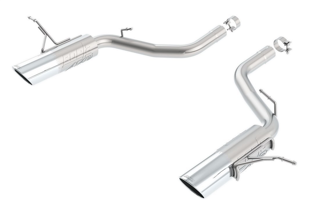 Borla Exhaust System Kit, Atak ® Series Axle Back System, T-304 Stainless Steel, With Mufflers, 2-3/4 Inch Pipe Diameter – 11827