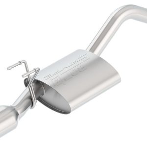 Borla Exhaust System Kit, Touring Axle Back System, T-304 Stainless Steel, With Muffler, 2-1/4 Inch Pipe Diameter – 11828