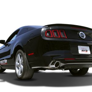 Borla Exhaust System Kit, S-Type Axle Back System, T-304 Stainless Steel, With Mufflers, 2-3/4 Inch Pipe Diameter, Dual Exhaust with Dual Exit – 11837