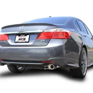 Borla Exhaust System Kit, Touring Axle Back System, T-304 Stainless Steel, With Mufflers, 2 Inch Pipe Diameter, Single Exhaust with Dual Exit – 11840