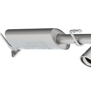 Borla Exhaust System Kit, Exhaust System Kit Axle Back System, T-304 Stainless Steel, With Muffler, 2 Inch Pipe Diameter – 11843