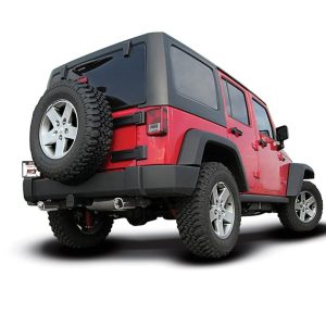 Borla Exhaust System Kit, Atak ® Series Axle Back System, T-304 Stainless Steel, With Muffler, 2-1/2 Inch Pipe Diameter to 2 Inch Out – 11860