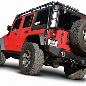 Borla Exhaust System Kit, Atak ® Series Axle Back System, T-304 Stainless Steel, With Muffler, 2-1/2 Inch Pipe Diameter to 2 Inch Out – 11860BC