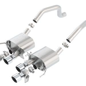 Borla Exhaust System Kit, Atak ® Series Axle Back System, T-304 Stainless Steel, With Mufflers, 2-3/4 Inch Pipe Diameter – 11903
