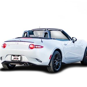 Borla Exhaust System Kit, S-Type Axle Back System, T-304 Stainless Steel, With Mufflers, 2 Inch Pipe Diameter, Single Exhaust with Dual Exit – 11918